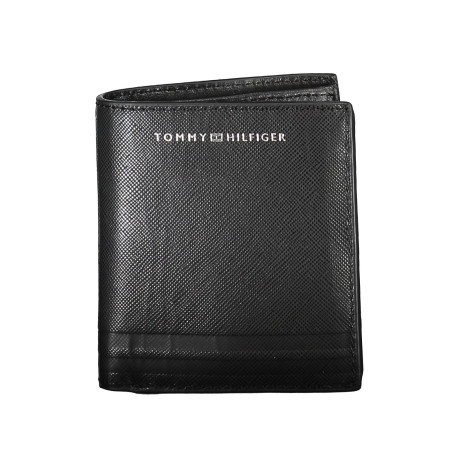 TOMMY HILFIGER BLACK MAN WALLET