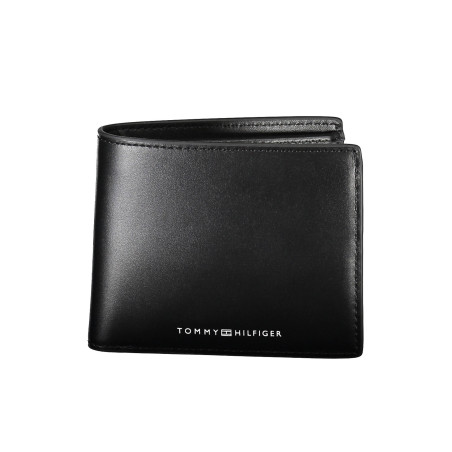 TOMMY HILFIGER BLACK MAN WALLET