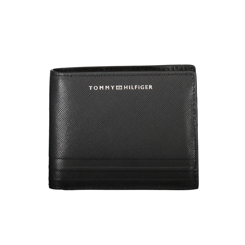 TOMMY HILFIGER BLACK MAN WALLET