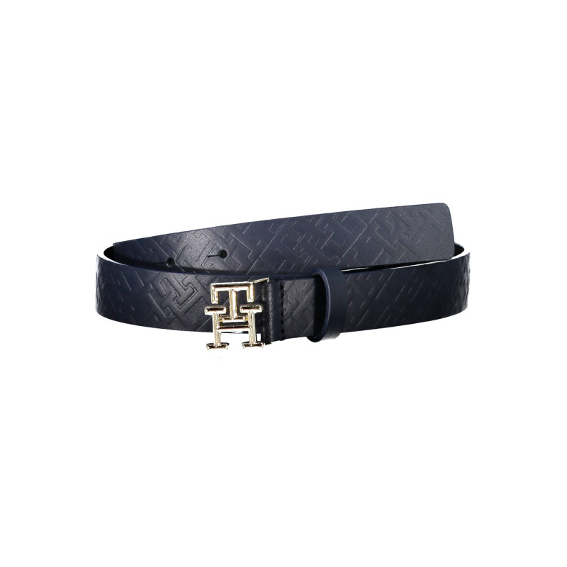 TOMMY HILFIGER CINTURA IN PELLE DONNA BLU