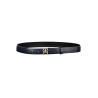 TOMMY HILFIGER LEATHER BELT WOMAN BLUE