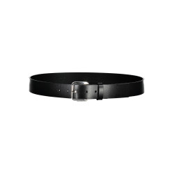 CALVIN KLEIN BLACK MAN LEATHER BELT