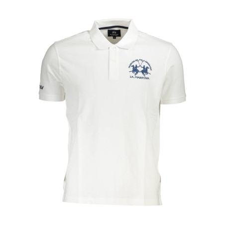 LA MARTINA POLO SHORT SLEEVE MAN WHITE