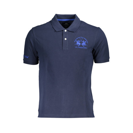 LA MARTINA POLO SHORT SLEEVE MAN BLUE