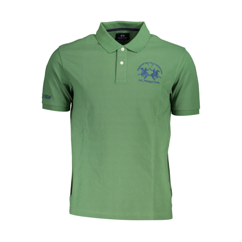 LA MARTINA POLO SHORT SLEEVE MAN GREEN