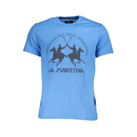 LA MARTINA BLUE MAN SHORT SLEEVE T-SHIRT