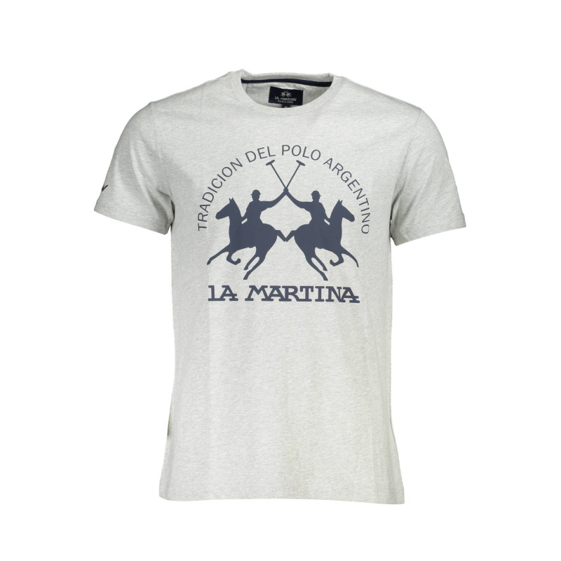 LA MARTINA T-SHIRT MANICHE CORTE UOMO GRIGIO