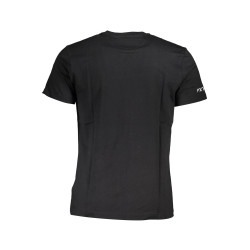 LA MARTINA BLACK MAN SHORT SLEEVE T-SHIRT