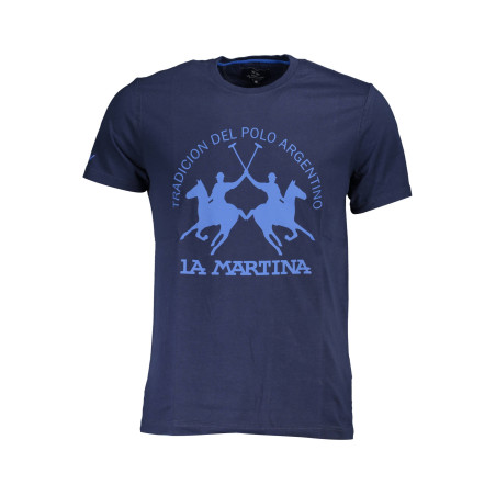 LA MARTINA BLUE MAN SHORT SLEEVE T-SHIRT