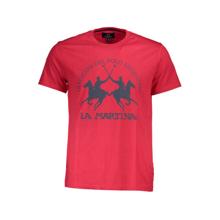 LA MARTINA RED MAN SHORT SLEEVE T-SHIRT