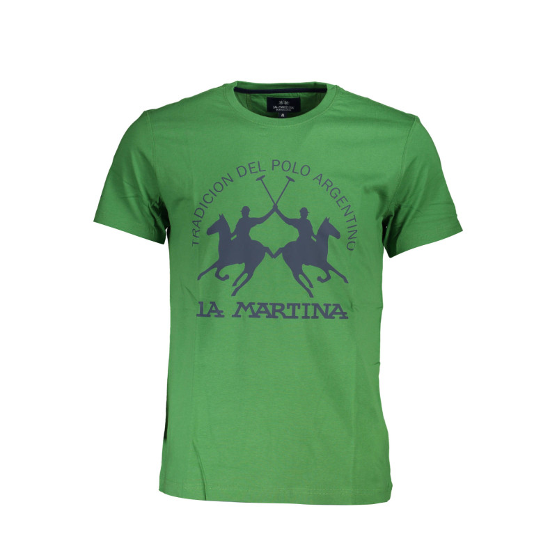 LA MARTINA T-SHIRT MANICHE CORTE UOMO VERDE