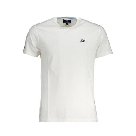 LA MARTINA WHITE MAN SHORT SLEEVE T-SHIRT