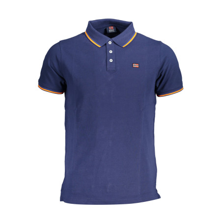 NORWAY 1963 POLO MANICHE CORTE UOMO BLU