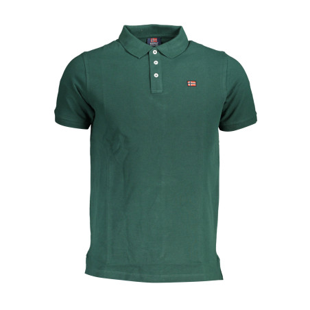 NORWAY 1963 MEN&39S GREEN SHORT SLEEVED POLO SHIRT