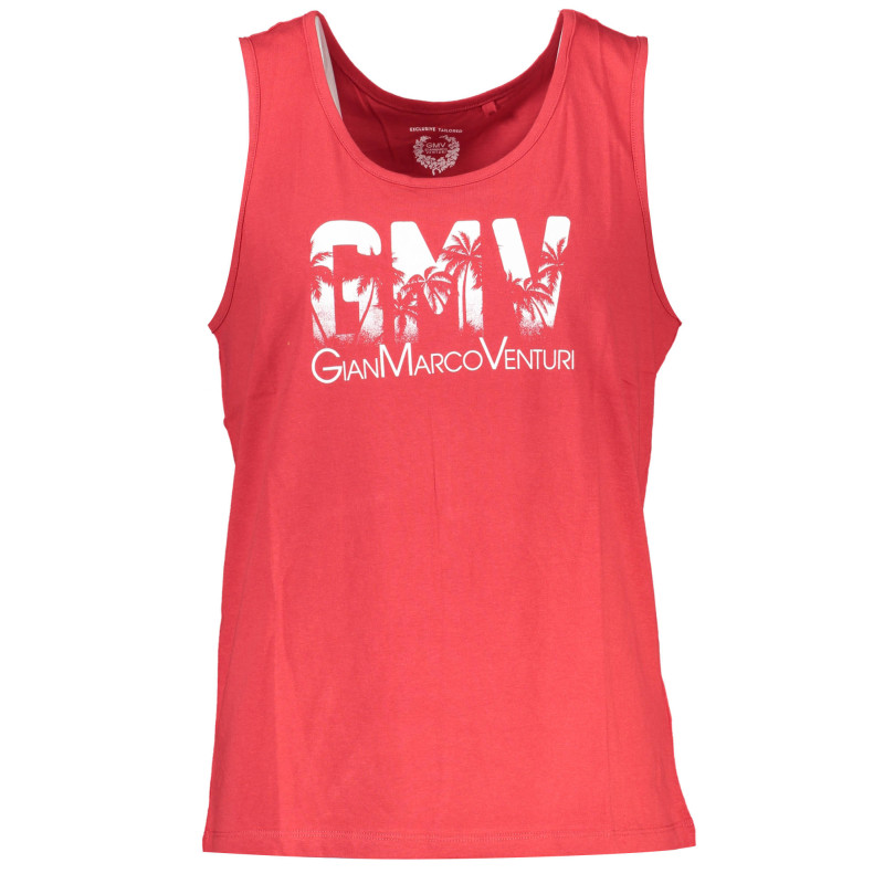 GIAN MARCO VENTURI MAN RED TANK TOP