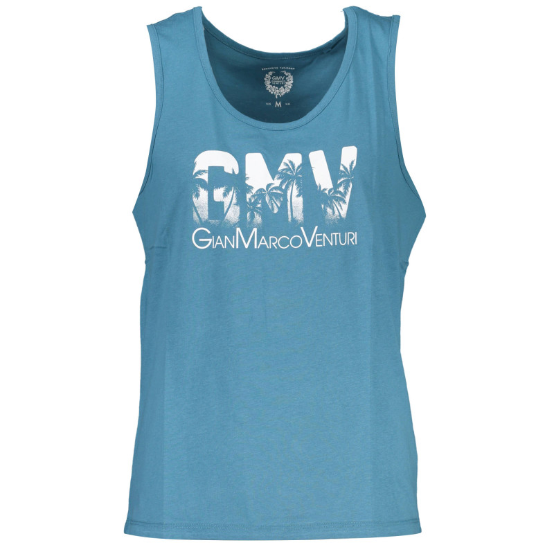 GIAN MARCO VENTURI MAN BLUE TANK TOP