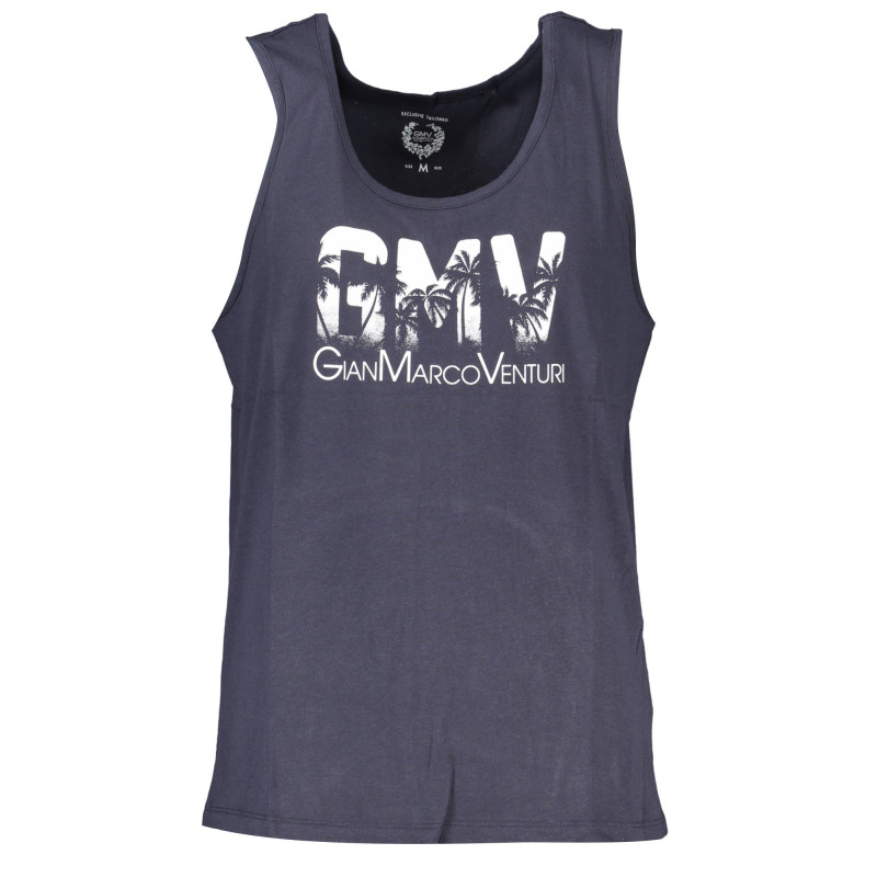 GIAN MARCO VENTURI MAN BLUE TANK TOP