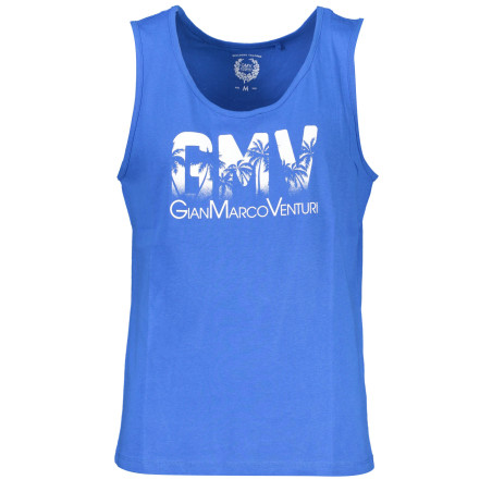 GIAN MARCO VENTURI MAN BLUE TANK TOP