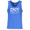 GIAN MARCO VENTURI MAN BLUE TANK TOP