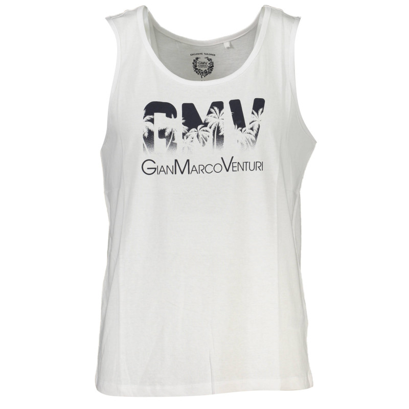 GIAN MARCO VENTURI WHITE MAN TANK TOP