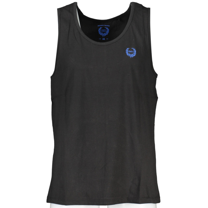 GIAN MARCO VENTURI BLACK MAN TANK TOP