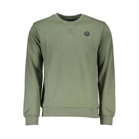 GIAN MARCO VENTURI MEN&39S GREEN SWEATSHIRT WITHOUT ZIP