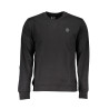 GIAN MARCO VENTURI BLACK MAN SWEATSHIRT WITHOUT ZIP