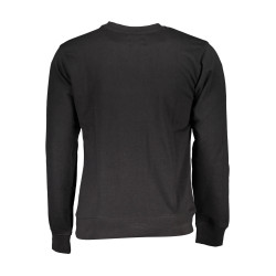 GIAN MARCO VENTURI BLACK MAN SWEATSHIRT WITHOUT ZIP