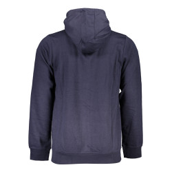 GIAN MARCO VENTURI MEN&39S BLUE ZIPPED SWEATSHIRT