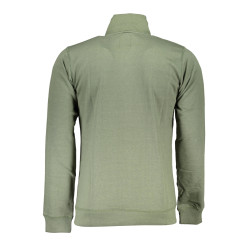 GIAN MARCO VENTURI MEN&39S GREEN ZIPPED SWEATSHIRT