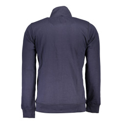 GIAN MARCO VENTURI MEN&39S BLUE ZIPPED SWEATSHIRT