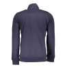 GIAN MARCO VENTURI MEN&39S BLUE ZIPPED SWEATSHIRT