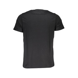 GIAN MARCO VENTURI BLACK MAN SHORT SLEEVE T-SHIRT