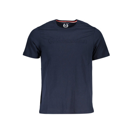 GIAN MARCO VENTURI MEN&39S SHORT SLEEVED T-SHIRT BLUE