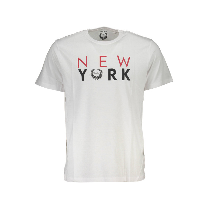 GIAN MARCO VENTURI MEN&39S SHORT SLEEVE T-SHIRT WHITE