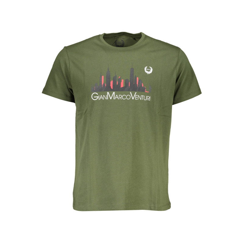 GIAN MARCO VENTURI T-SHIRT MANICHE CORTE UOMO VERDE