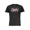 GIAN MARCO VENTURI BLACK MAN SHORT SLEEVE T-SHIRT