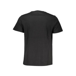 GIAN MARCO VENTURI BLACK MAN SHORT SLEEVE T-SHIRT