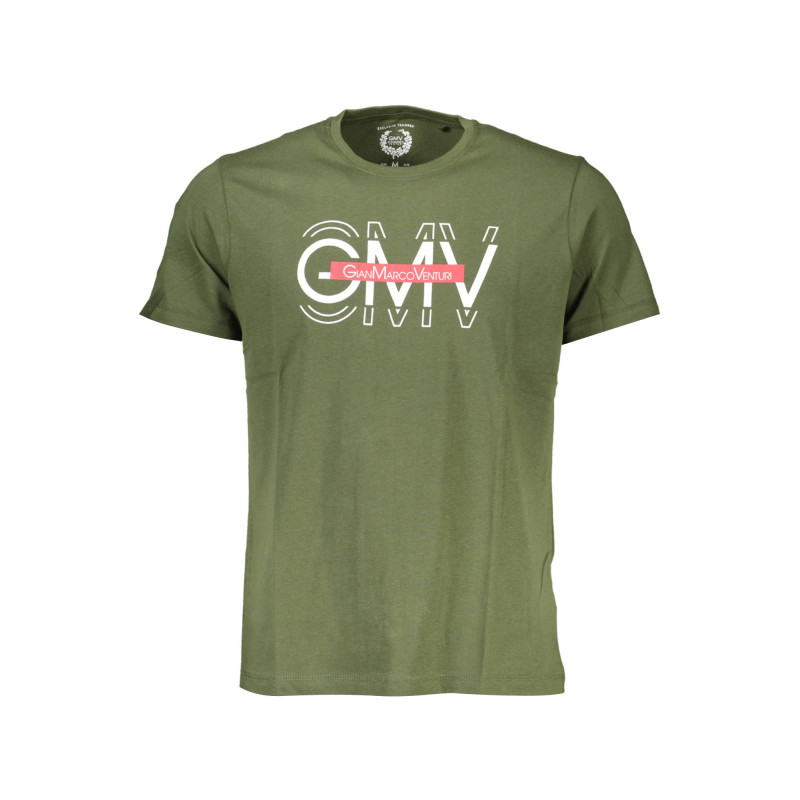 GIAN MARCO VENTURI T-SHIRT MANICHE CORTE UOMO VERDE