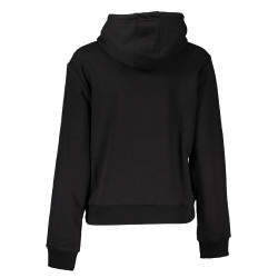 CAVALLI CLASS BLACK SWEATSHIRT WITHOUT ZIP