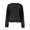 CAVALLI CLASS BLACK SWEATSHIRT WITHOUT ZIP