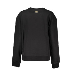 CAVALLI CLASS BLACK SWEATSHIRT WITHOUT ZIP