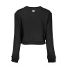 CAVALLI CLASS BLACK SWEATSHIRT WITHOUT ZIP