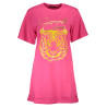 CAVALLI CLASS T-SHIRT MANICHE CORTE DONNA ROSA