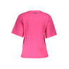 CAVALLI CLASS T-SHIRT MANICHE CORTE DONNA ROSA