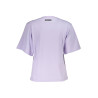 CAVALLI CLASS PURPLE WOMAN SHORT SLEEVE T-SHIRT