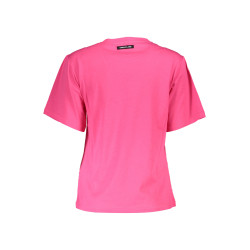 CAVALLI CLASS T-SHIRT MANICHE CORTE DONNA ROSA