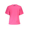 CAVALLI CLASS T-SHIRT MANICHE CORTE DONNA ROSA