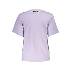 CAVALLI CLASS PURPLE WOMAN SHORT SLEEVE T-SHIRT