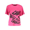 CAVALLI CLASS T-SHIRT MANICHE CORTE DONNA ROSA